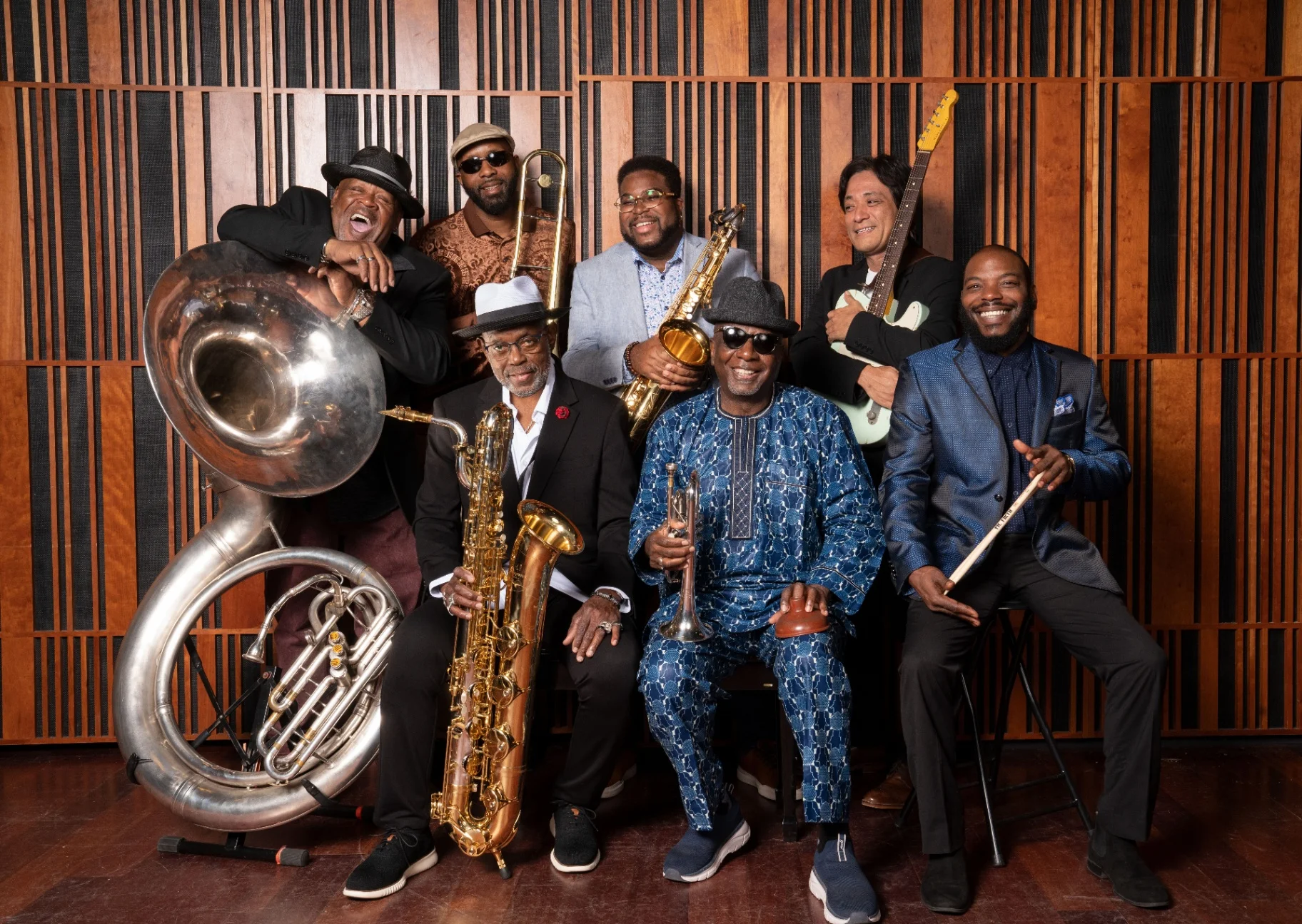 Dirty Dozen Brass Band — Brass Ensemble (New Orleans Jazz) performing at the Scranton Jazz Festival